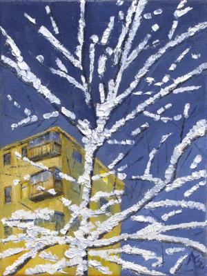 1 January, quiet evening. Lebedev Vladimir