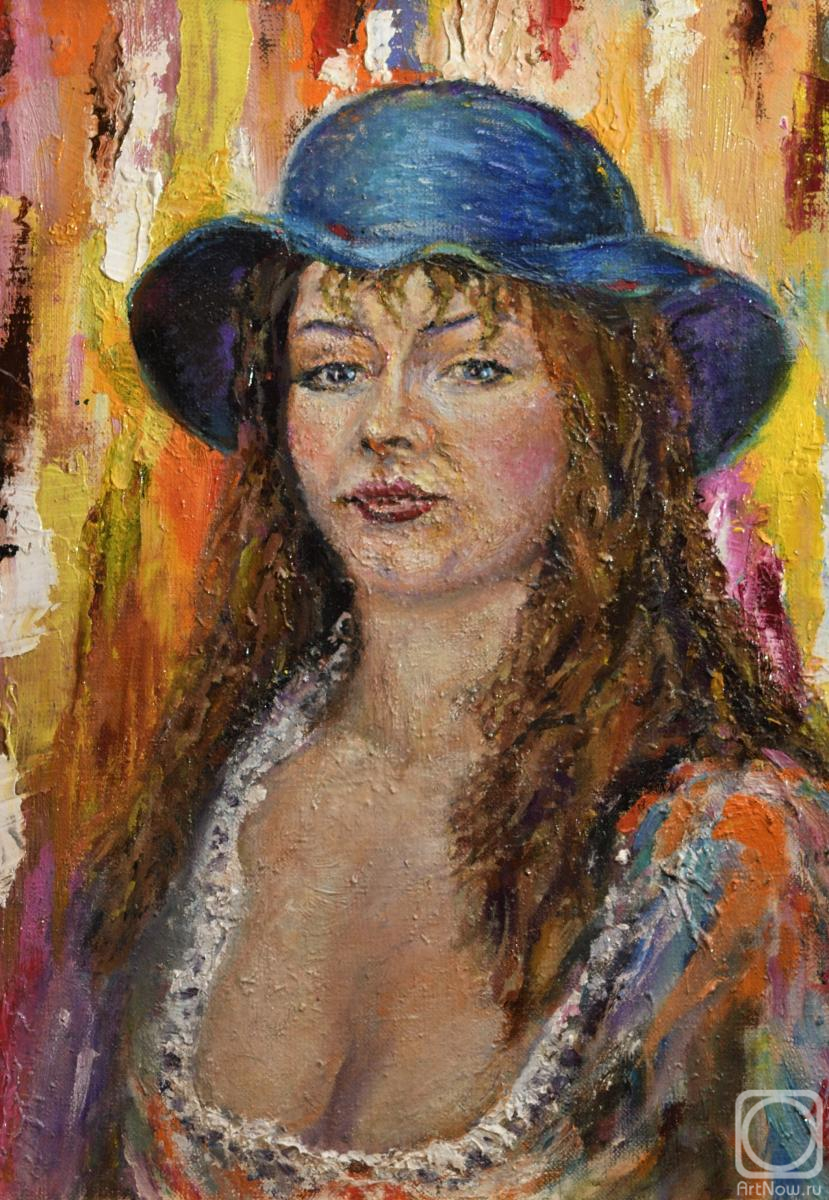 Volkova Marina. The Lady in the Blue Hat