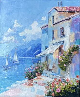 By the Sea from the "Sea Voyage" series. Shartaeva Lyazzat