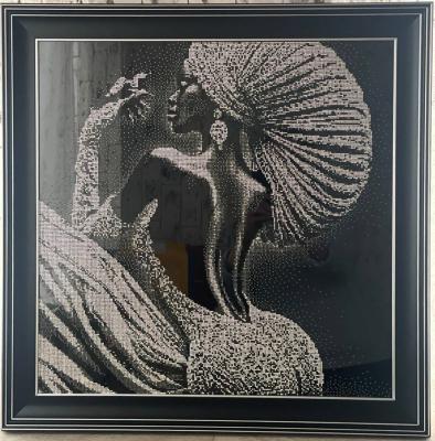 The "Dark-Skinned Beauty" Diamond Painting. Bespalova Viktoriya