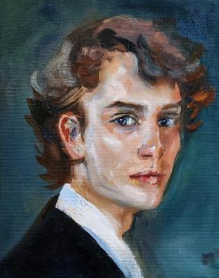 Portrait of a man in Victorian clothing (Muted Tones). Bayanova Anna