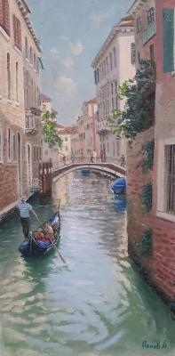Through the water streets of Venice. Panov Aleksandr