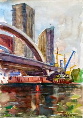 Construction of the Academician Korolev Bridge. Zhukova Juliya