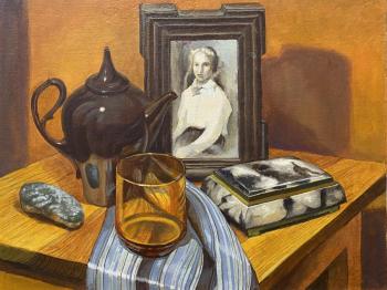 Still life with an old photograph