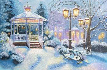 Winter Terrace (Snow Bench). Shartaeva Lyazzat