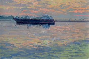 Kozhin Simon Leonidovitch. Barge on the Volga