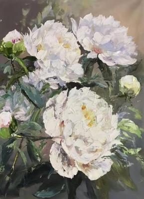 Heady aroma of peonies. Vevers Christina
