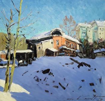 The sky is dreaming in February. Knecht Aleksander