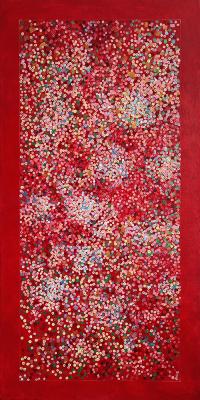 The awakening of Matter. Triptych Worlds of Cosmogony (left part). Sablina Svetlana