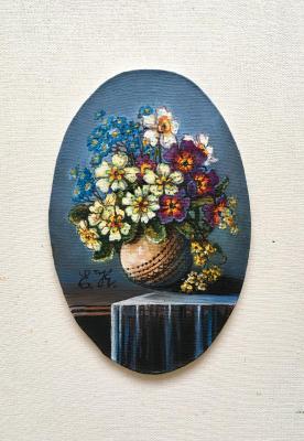 Spring bouquet (Painting Spring Flowers). Korableva Elena