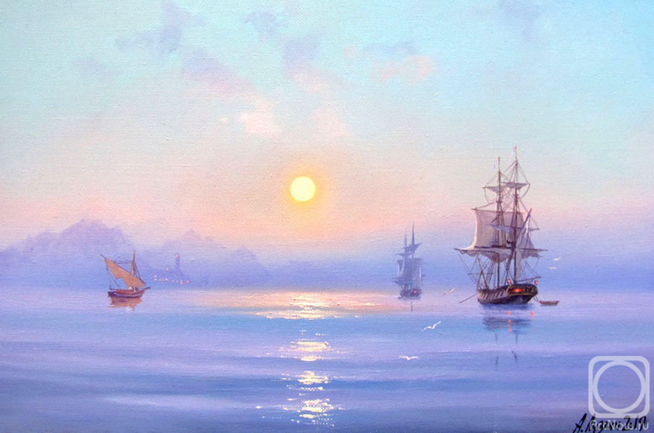 Luzgin Andrey. The quiet surface of the sea