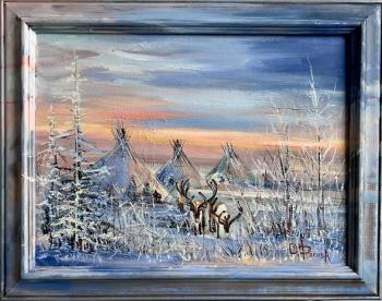 Картина «Стойбище оленеводов»
