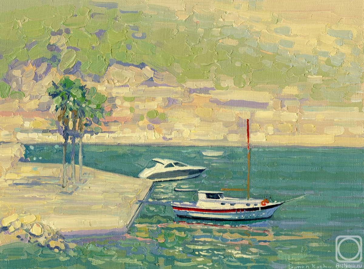 Kozhin Simon. Midday at the port of Turunc