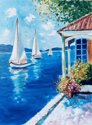 Summer Day By The Sea. Shartaeva Lyazzat