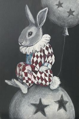 Harlequin Rabbit. Shuvalova Nataliya
