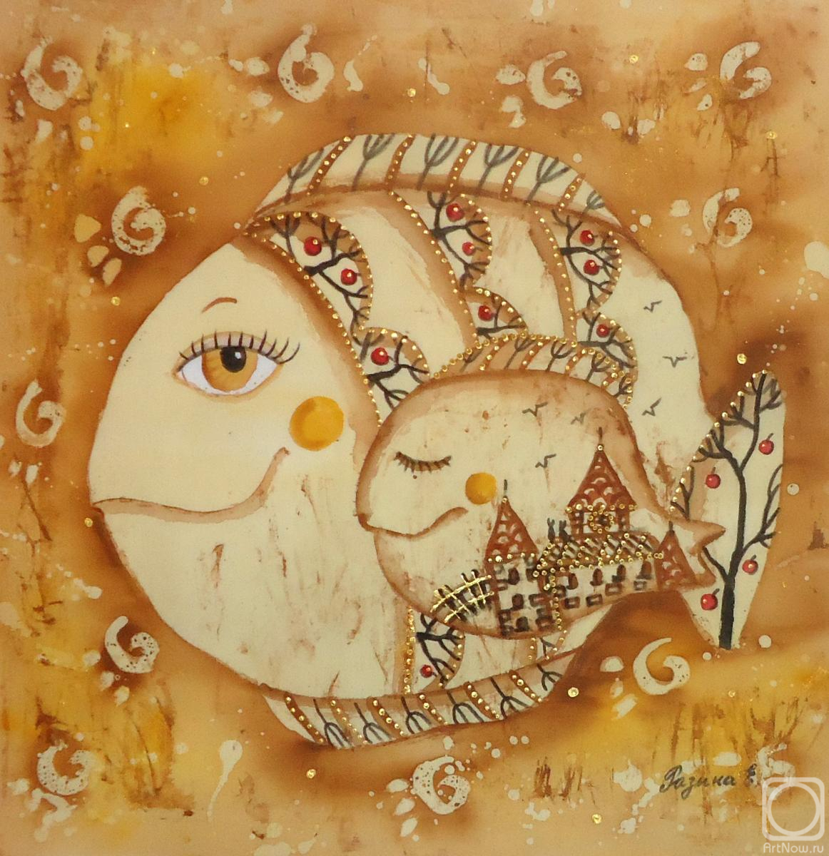 Razina Elena. Let's swim together