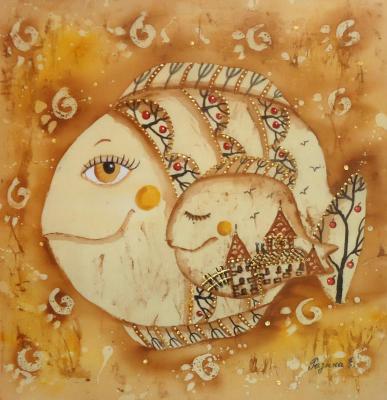 Let's swim together (Birthday Gift Painting). Razina Elena