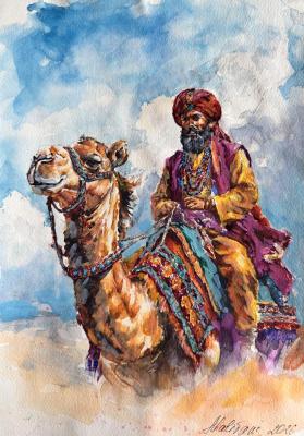 Sous le soleil brulant (Aquarelle). Malivani Diana