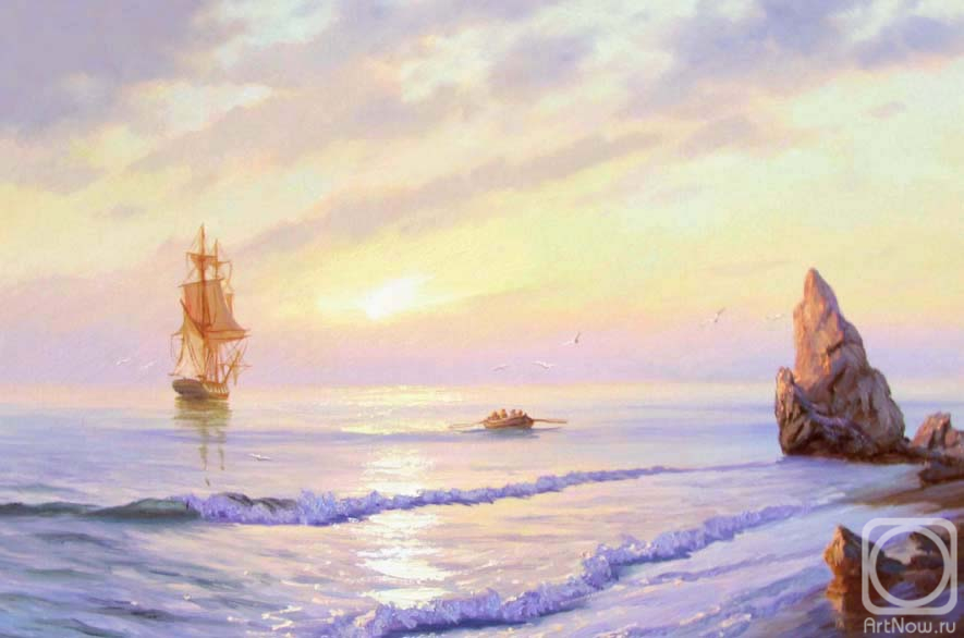 Luzgin Andrey. Early morning on the sea