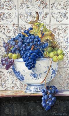 ��������� � ���������� \ Still Life with Grapes. Malyutina Yuliya