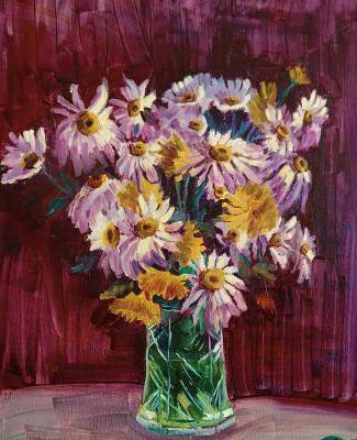 Картина «Осенние хризантемы»