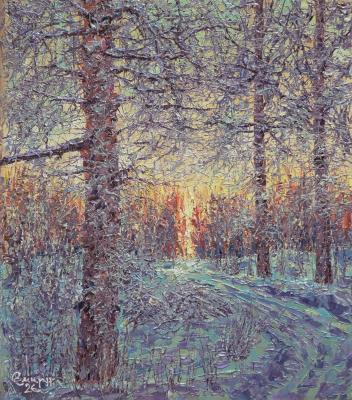 February's fiery dawn