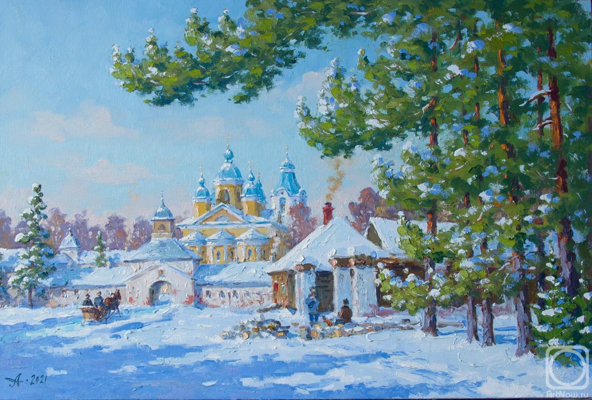 Alexandrovsky Alexander. Winter at Konevets