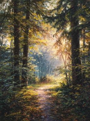 Path to the light (Light In The Forest). Yushkevich Viktor