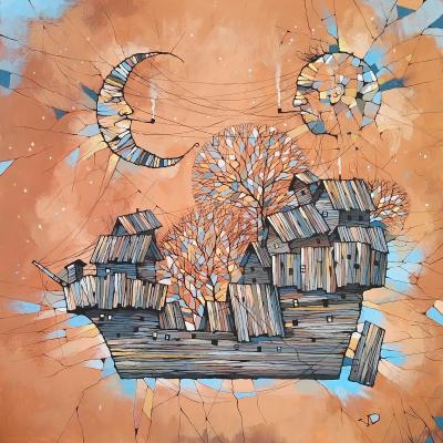 Rust (Village House Painting). Vasilenko Dmitry