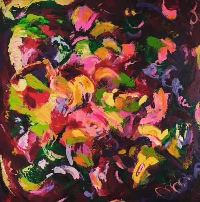 Abstract Floral Energy. Pentkovskaya Anastasiya