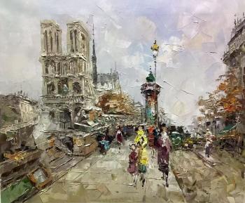 You and I walked along Saint-Michel to Notre Dame