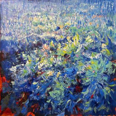 Coral reef treasures (Oil Landscape On Canvas). Vevers Christina