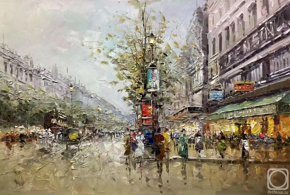 Vevers Christina. Grand Boulevards, Théâtre du Vaudeville (free copy by A. Blanchard)