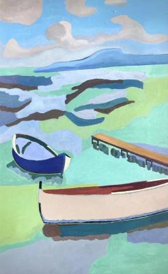 Meeting at the footbridge. Pastuhova Ekaterina