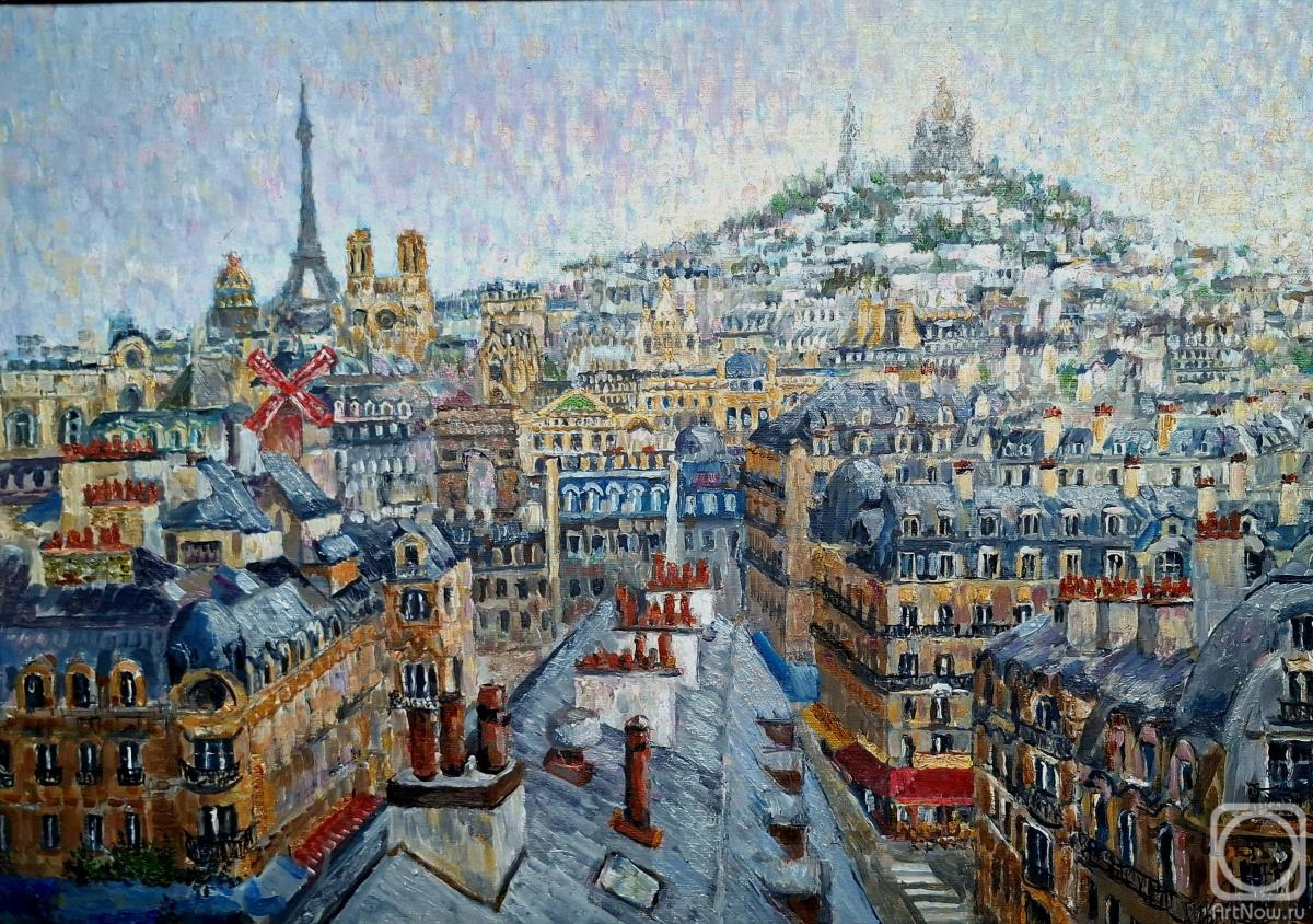 Konturiev Vaycheslav. Paris. The exquisite gray of rooftops