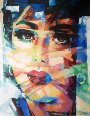 Portrait (Acrylic Painting On Canvas). Ilichev Alexander