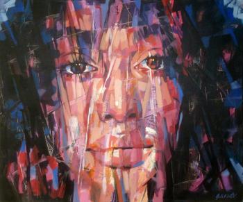 Portrait (Acrylic Painting On Canvas). Ilichev Alexander