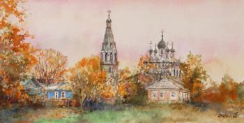 Картина «Осенняя глубинка»