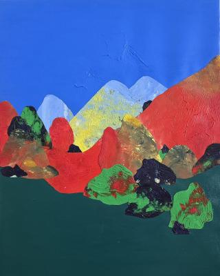 Mountains. Landscape. Anisimova Tatyana