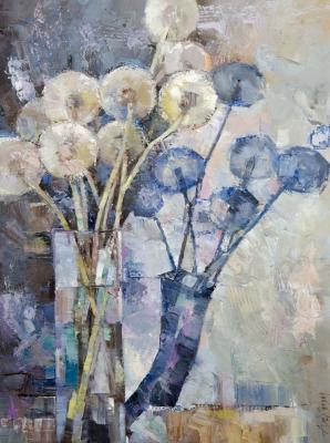 Consonance-2 (Fluffy Dandelions In Painting). Alecnovich Gennady
