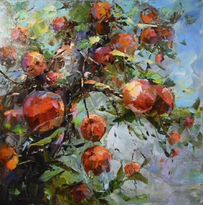 Muse for Newton. Apple tree (Painting With Fruits). Rodries Jose