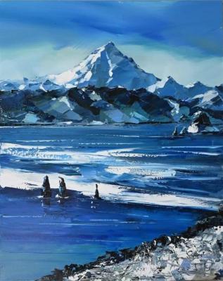 Awakening of the mountain blue. Kamchatka. Avacha Bay. Rodries Jose