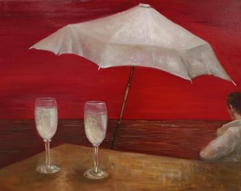 Crimson Sunset Serenity. Anufrieva Anna