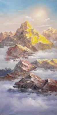 Light over the shoulders of giants or Where mountains touch the sky N2. Vevers Christina