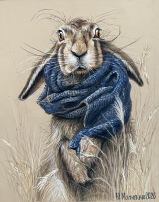 Crazy Hares.Part 1 (Soft Pastel Art). Malyutina Yuliya