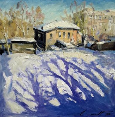 March Shadows (Shadows On Snow). Knecht Aleksander