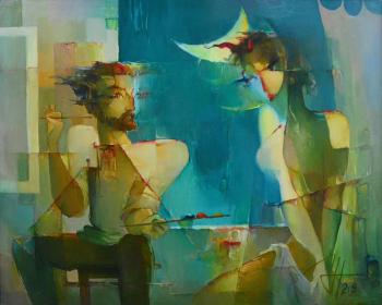 Artist and model. �������� �����