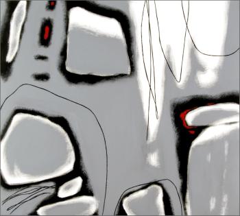 Картина «Тишина в саду камней»