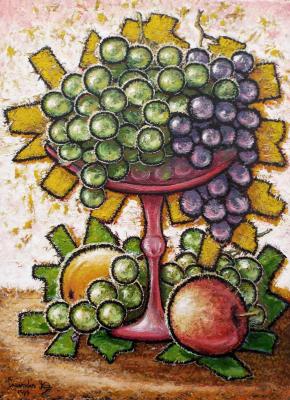 The still life with grape