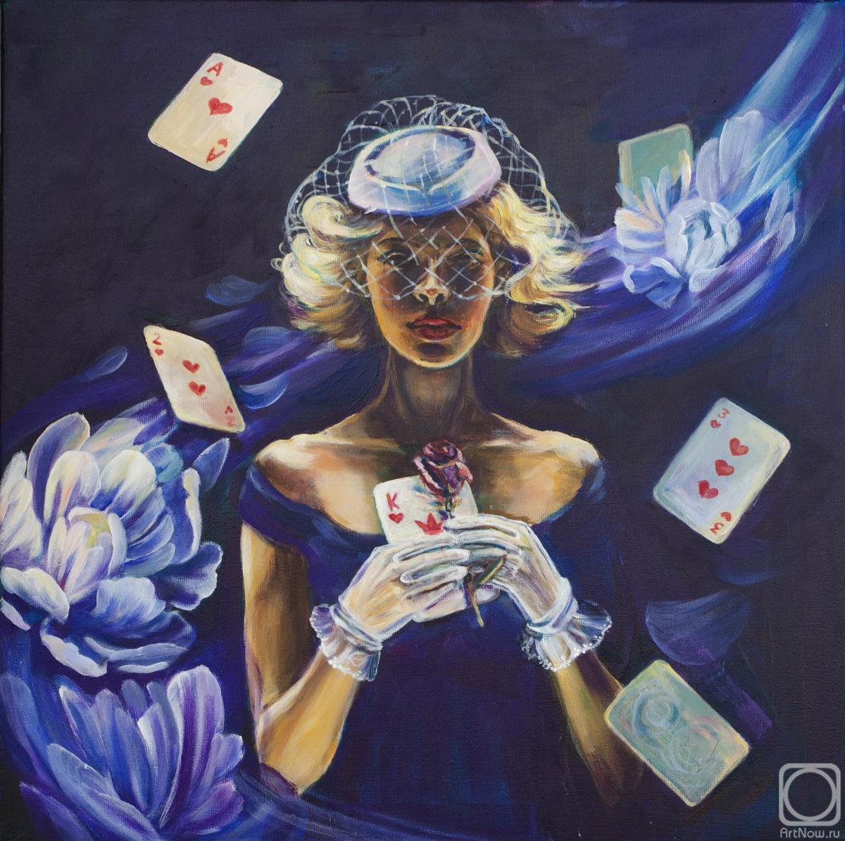 Krechetova Natalya. Love cards. Queen of Hearts